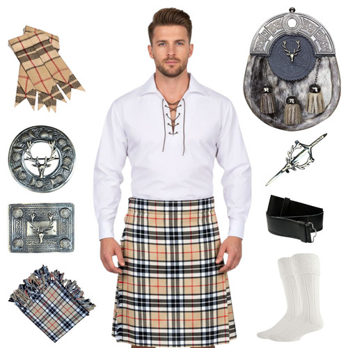 Pieces scottish kilt - 10,