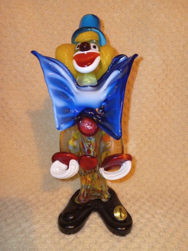Vintage murano art - vintage, clown