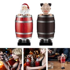 Santa Claus Funny Cigarette Dispenser Up Holder Prank Toy Smoking Box Case UK