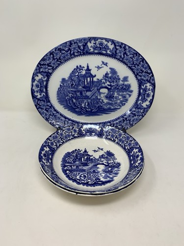 Vintage olde alton ware blue - vintage,