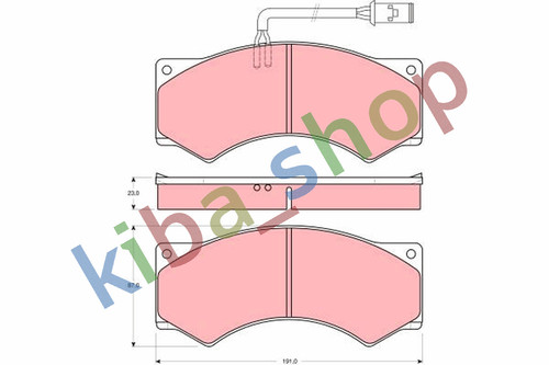 Brake pads set front - brake,