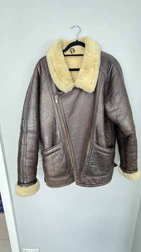 Vintage sheepskin flying - vintage,
