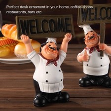 ↑Resin Chef Figures Ornament
