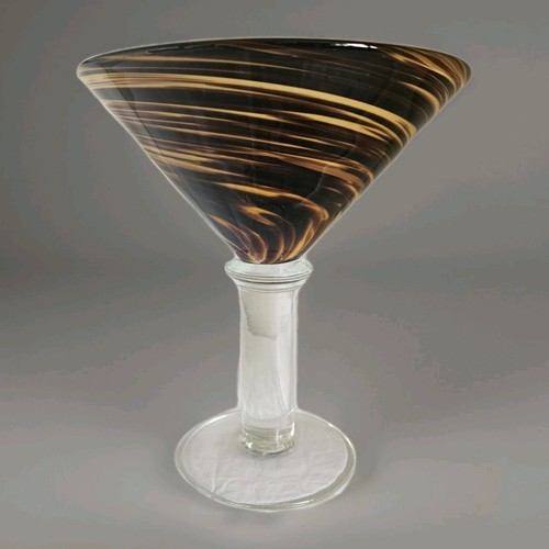 Vintage handblown martini - handblown,