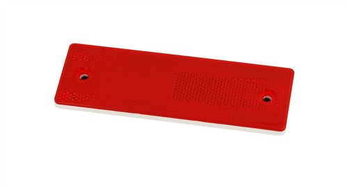 150mm 50mm red stick on - x,