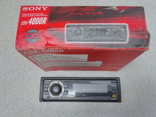 Sony car stereo cdx4000r - sony,