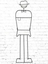 Vintage 1980s Valet Stand