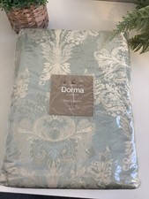 Dorma Marcel Lined Jacquard Curtains Duck Egg Blue Green Rufflette 170cm X 184cm