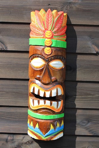 Stunning tiki mask - 50cm, wall