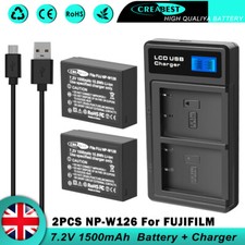 2× NP-W126 Battery & Charger