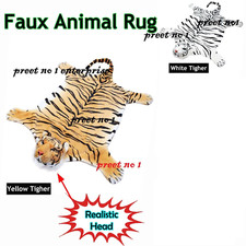 Large Faux Fur Tiger Animal