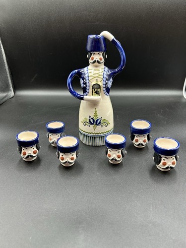 Vintage hungarian pottery folk - vintage,