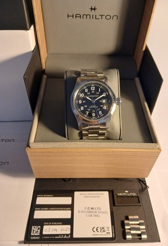 Hamilton khaki field blue - hamilton,