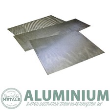 Aluminium Perforated Sheet Plate 2mm to 10mm Round Hole UK Made & Guillotine Cut