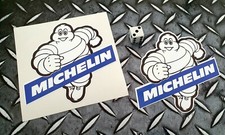 Michelin Man Stickers Sign Vinyl 100mm  x 100mm 