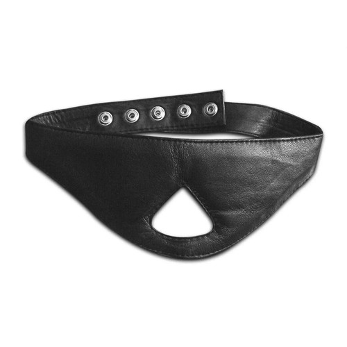 Genuine leather blindfold eye - leather,