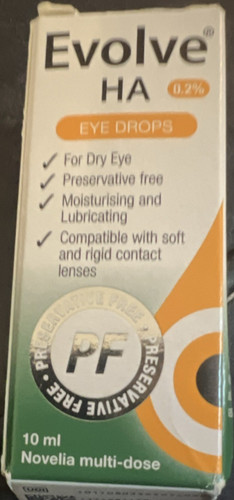 Evolve eye drops 2 - ha,