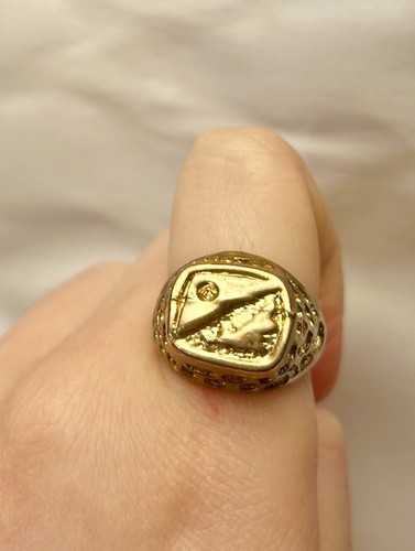 Mens vintage signet ring - vintage,