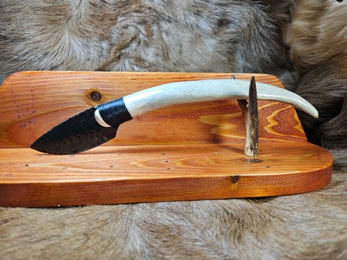 Big obsidian tine - tine, knife