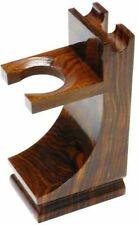 Shaving Stand Wood Brush Holder Set Bowl Safety for Steel Stainless Razor