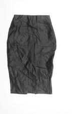 River Island Womens Black Faux