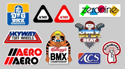 Old school bmx decals - old,
