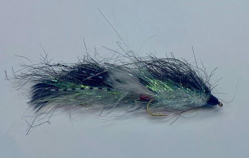 Sparkle minnow black white - minnow, black/white