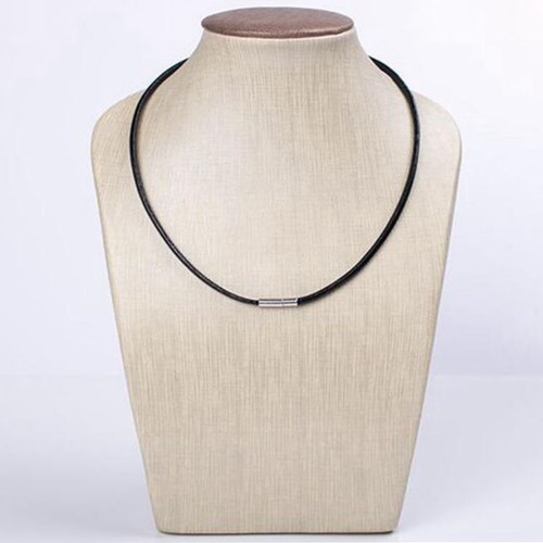 3mm real leather - leather, choker