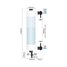 Evolution Aqua Tempest Koi Pond Polishing Bakki Shower Pre Filter Pump k1 Media