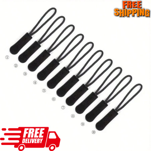 10pc zipper pulls - zipper,