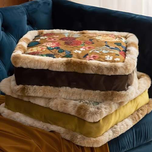 Floral thick chair sofa pad - floral,