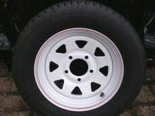 Apache & Paxton trailers, wheel 13" wheel & tyre 13   5 stud Trailer wheel/tyre
