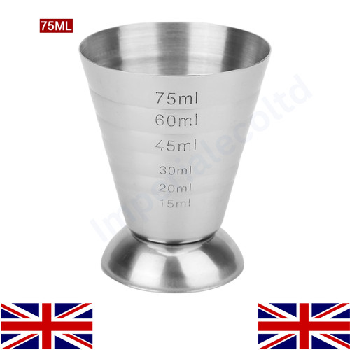 75ml stainless steel measure - stainless,