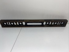 Vintage J.Rabone & Son 18" Machinists Spirit Level - Cast Iron and Brass