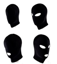  Fetish Open Mouth Hood Gimp Face Mask Head Bondage Adult Cosplay Gimp Mask BDSM