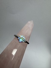 Mercury Mystic Topaz Solitaire