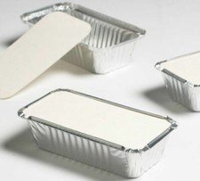 ALUMINIUM FOIL HOT FOOD CONTAINERS BOX WITH LIDS PERFECT FOR HOME TAKEAWAY USE