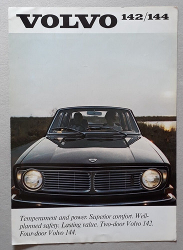 Volvo 140 series brochure 1969 - series,