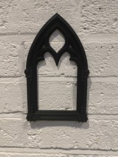 Gothic arch window picture frame.