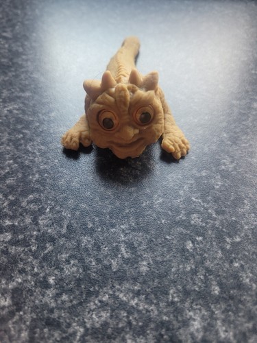 Vintage brown baby boglin - brown,