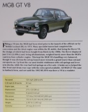 MGB Car Picture Out of Print