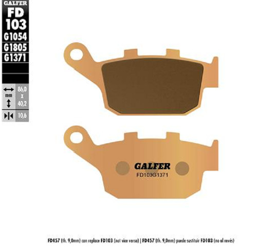 Galfer sintered brake pads - galfer,