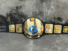 Scratch Big Eagle Championship Wrestling  Title Belt 4MM Zinc Adult Size Belt