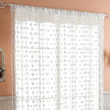 Single Floral Sheer Voile