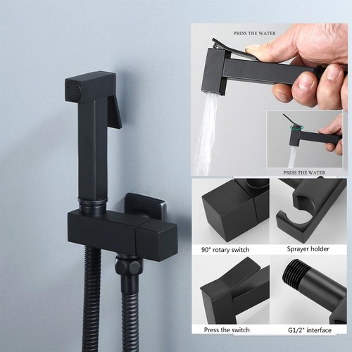 Square black brass - square,
