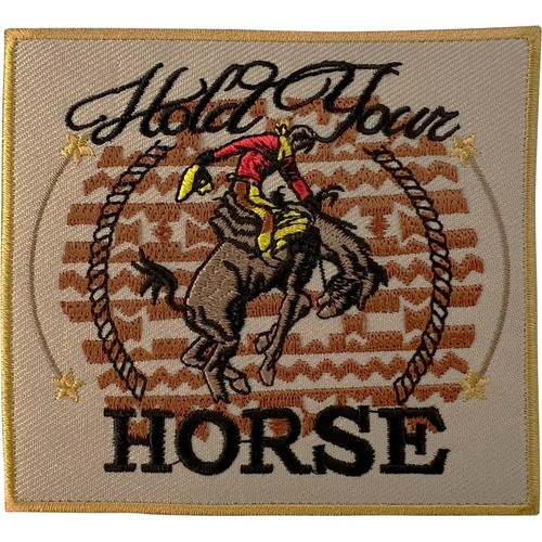 Rodeo cowboy patch iron sew - iron,