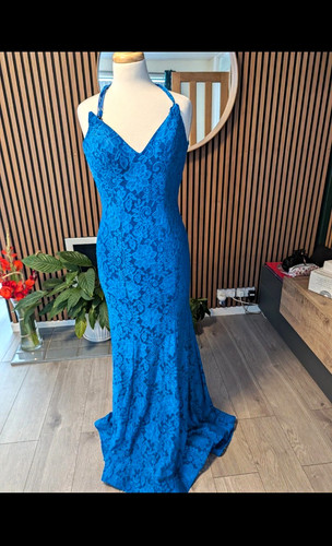 Sherri hill blue - hill, beaded