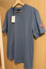 Canada Goose Men's Blue T-Shirt Medium