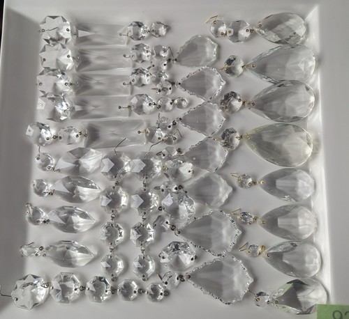 Large lot vintage chandelier - vintage,