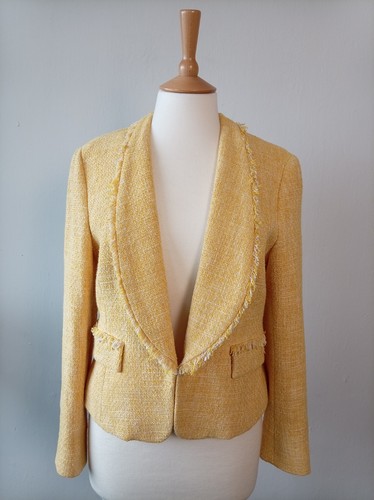 Zara basic yellow bouclé - basic,